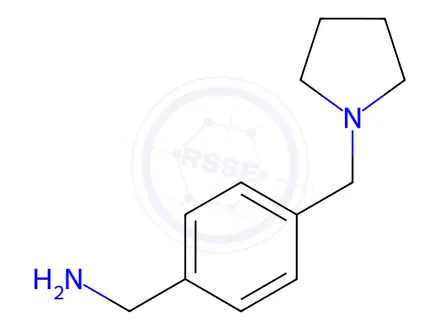 Chemical structure of [4-(pyrrolidin-1-ylmethyl)phenyl]methanamine
