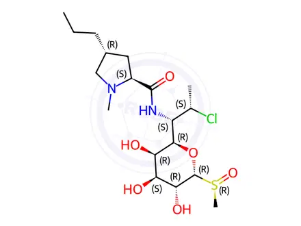Chemical structure of Clindamycin Hydrochloride Impurity 103