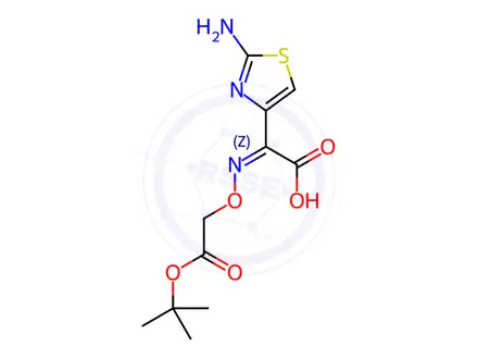 Chemical structure of Cefixime Impurity 87