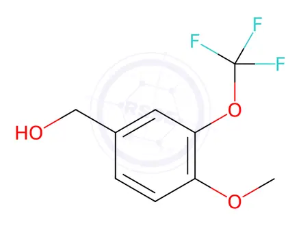 Chemical structure of 4-Methoxy-3-(trifluoromethoxy)benzyl alcohol