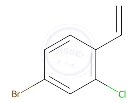 Chemical structure of 4-Bromo-2-chloro-1-ethenyl-benzene