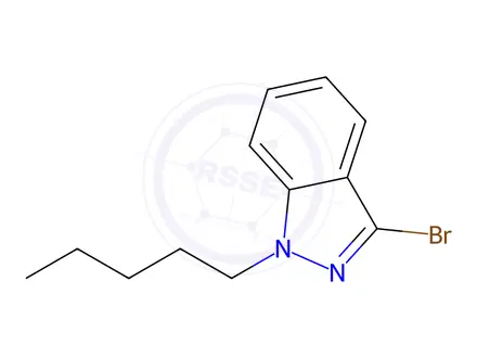 Chemical structure of 3-Bromo-1-pentyl-1H-indazole