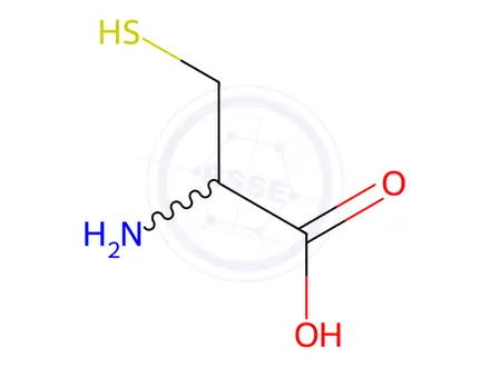 Chemical structure of Cysteine hydrochloride monohydrate