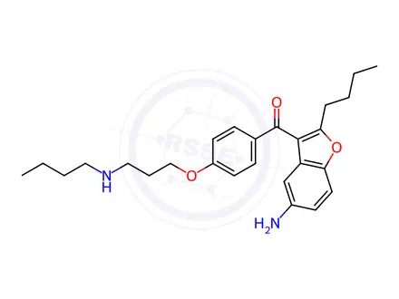 Chemical structure of Dronedarone Impurity 8