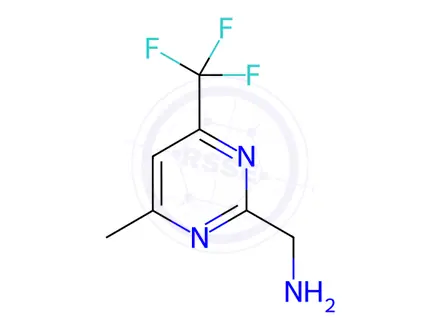 Chemical structure of (4-Methyl-6-(trifluoromethyl)pyrimidin-2-yl)methanamine