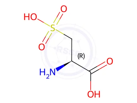 Chemical structure of 2-Amino-3-sulfopropanoic acid hydrochloride