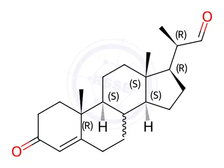 Chemical structure of Progesterone Impurity 22