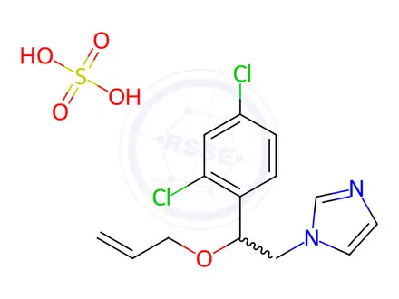 Chemical structure of Imazalil sulfate