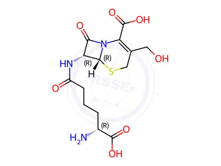 Chemical structure of Cefazolin Impurity C