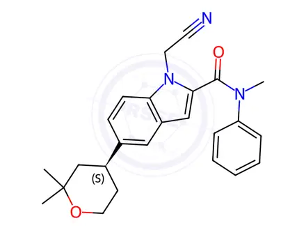 Chemical structure of Orforglipron Impurity 10