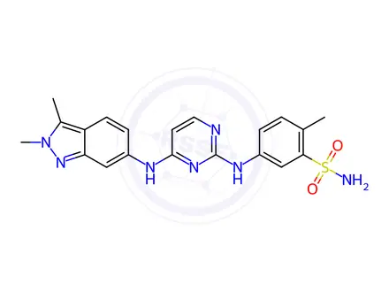 Chemical structure of Pazopanib Impurity 19
