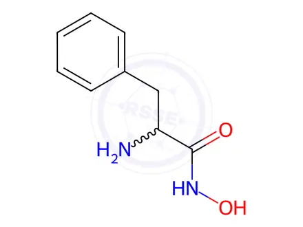Chemical structure of AMINO ACID HYDROXAMATES DL-PHENYLALANINE HYDROXAMATE