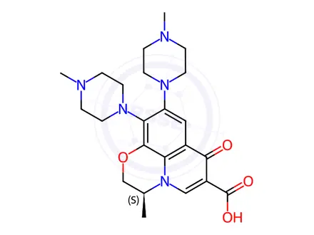 Chemical structure of Levofloxacin Impurity 24