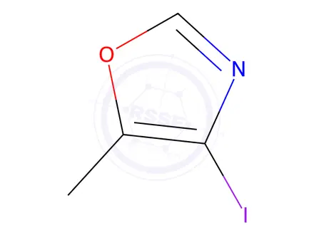 Chemical structure of 4-iodo-5-methyl-1,3-oxazole