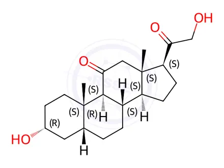 Chemical structure of Corticosterone Impurity 18