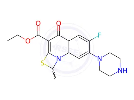 Chemical structure of Prulifloxacin Impurity 6