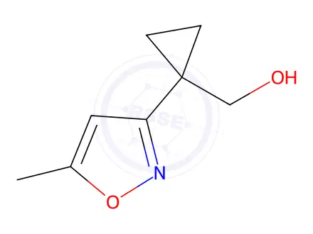 Chemical structure of (1-(5-Methylisoxazol-3-yl)cyclopropyl)methanol