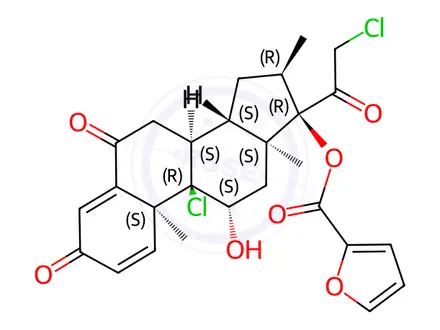 Chemical structure of Mometasone Furoate EP Impurity F