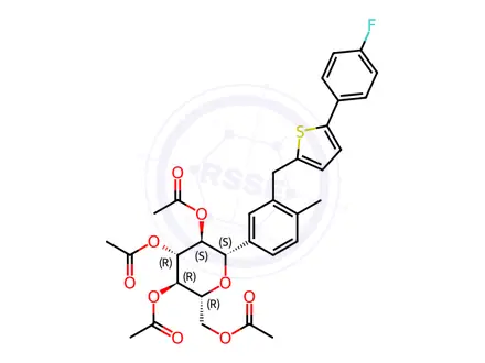 Chemical structure of Canagliflozin Impurity 17