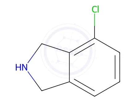 Chemical structure of 4-Chloroisoindoline hydrochloride