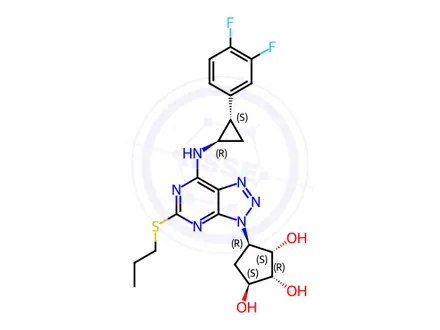 Chemical structure of Ticagrelor Impurity 46