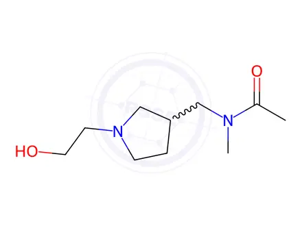 Chemical structure of N-((1-(2-Hydroxyethyl)pyrrolidin-3-yl)methyl)-N-methylacetamide