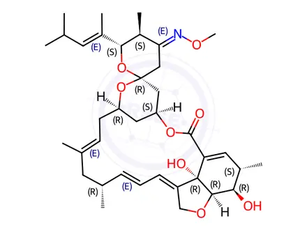 Chemical structure of Moxidectin EP Impurity E