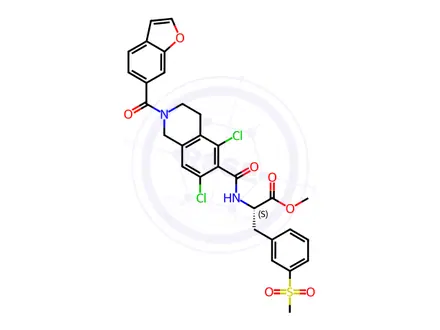Chemical structure of Lifitegrast Impurity 3
