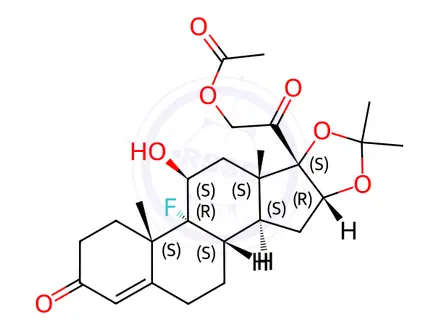 Chemical structure of Halcinonide Impurity 23