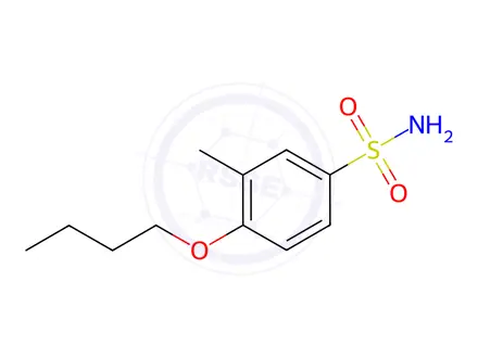 Chemical structure of 4-Butoxy-3-methylbenzenesulfonamide