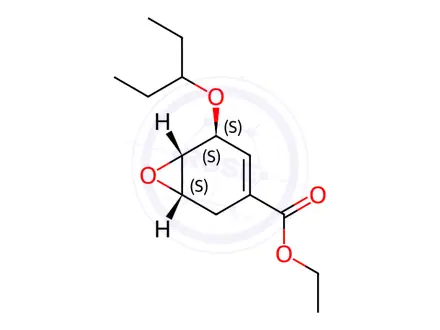 Chemical structure of Oseltamivir Impurity 33