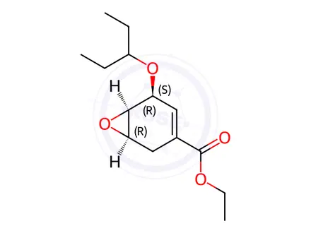 Chemical structure of Oseltamivir Impurity 35