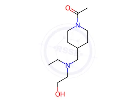 Chemical structure of 1-(4-((Ethyl(2-hydroxyethyl)amino)methyl)piperidin-1-yl)ethanone