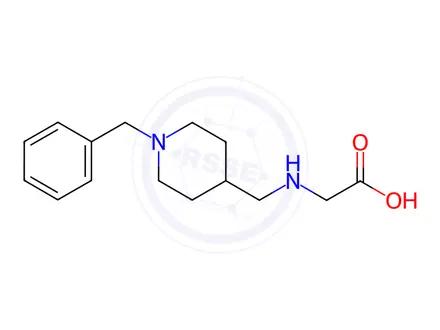 Chemical structure of 2-(((1-Benzylpiperidin-4-yl)methyl)amino)acetic acid
