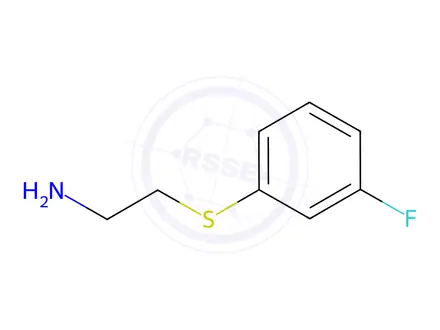 Chemical structure of 2-((3-Fluorophenyl)thio)ethanamine