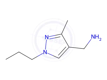 Chemical structure of (3-Methyl-1-propyl-1h-pyrazol-4-yl)methanamine