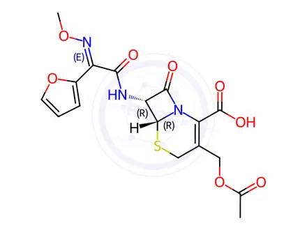 Chemical structure of Cefuroxime sodium Impurity G