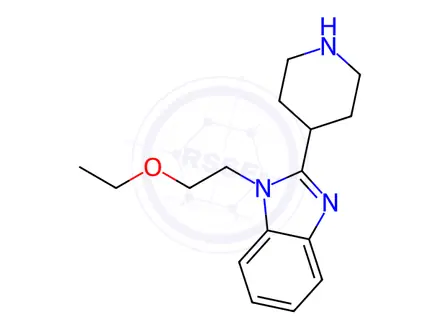 Chemical structure of Bilastine Impurity 5