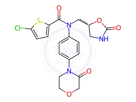 Chemical structure of Rivaroxaban Impurity D