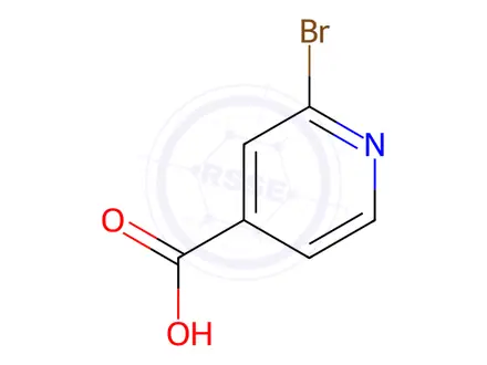 Chemical structure of 2-Bromoisonicotinic Acid