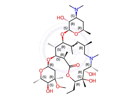 Chemical structure of Azithromycin Impurity 81