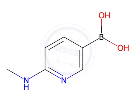 Chemical structure of (6-(Methylimino)-1,6-dihydropyridin-3-yl)boronic acid