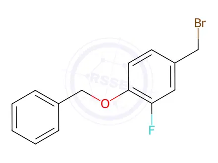Chemical structure of 1-(Benzyloxy)-4-(Bromomethyl)-2-Fluorobenzene