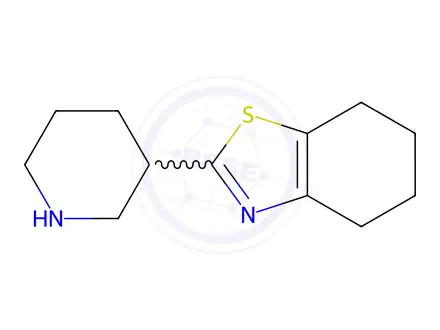 Chemical structure of 2-(piperidin-3-yl)-4,5,6,7-tetrahydro-1,3-benzothiazole