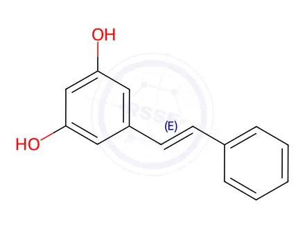 Chemical structure of Pinosylvin