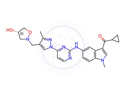 Chemical structure of CEVIDOPLENIB (DIMESYLATE)