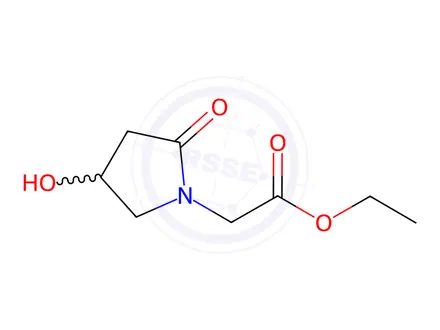 Chemical structure of oxiracetam impurity VII