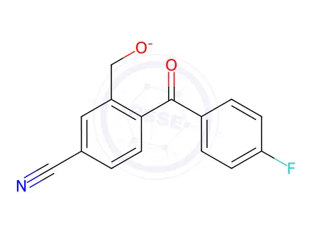 Chemical structure of Magnesium (5-cyano-2-(4-fluorobenzoyl)phenyl)methanolate bromide