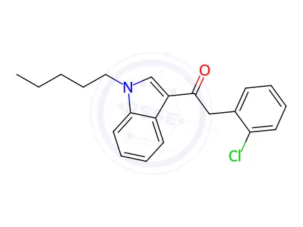 Chemical structure of JWH-203