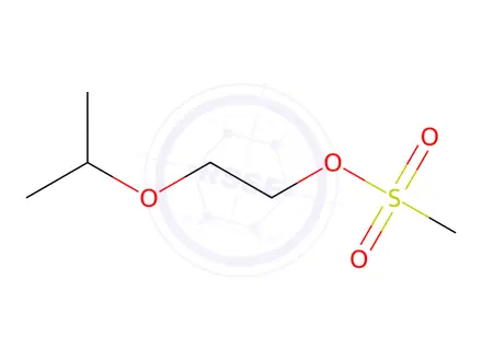 Chemical structure of 2-Isopropoxyethyl Methanesulfonate